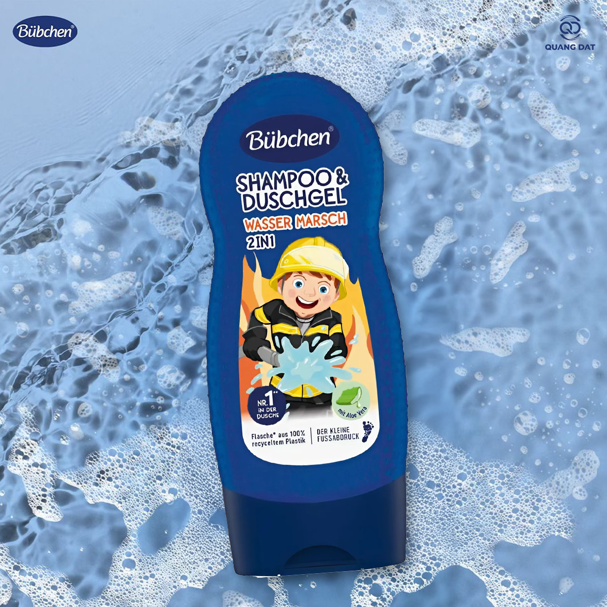 Sữa tắm gội thuần chay chống viêm da Bübchen Wasser Marsch 230ml