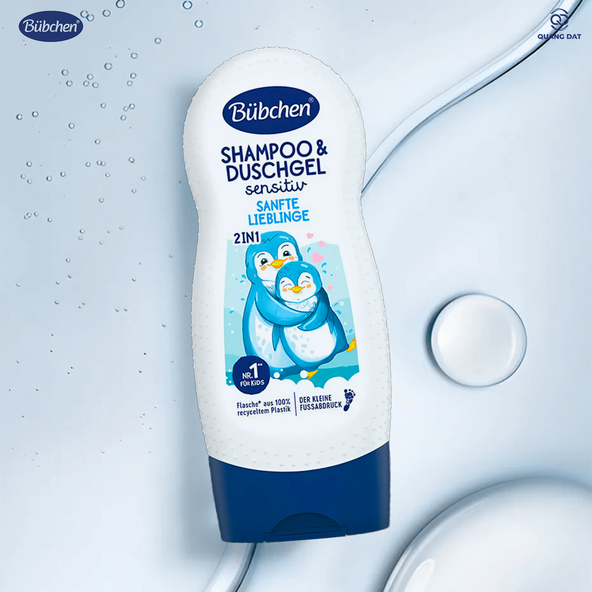 Sữa tắm gội thuần chay dành cho da nhạy cảm Bubchen Sanfte Lieblinge 230ml