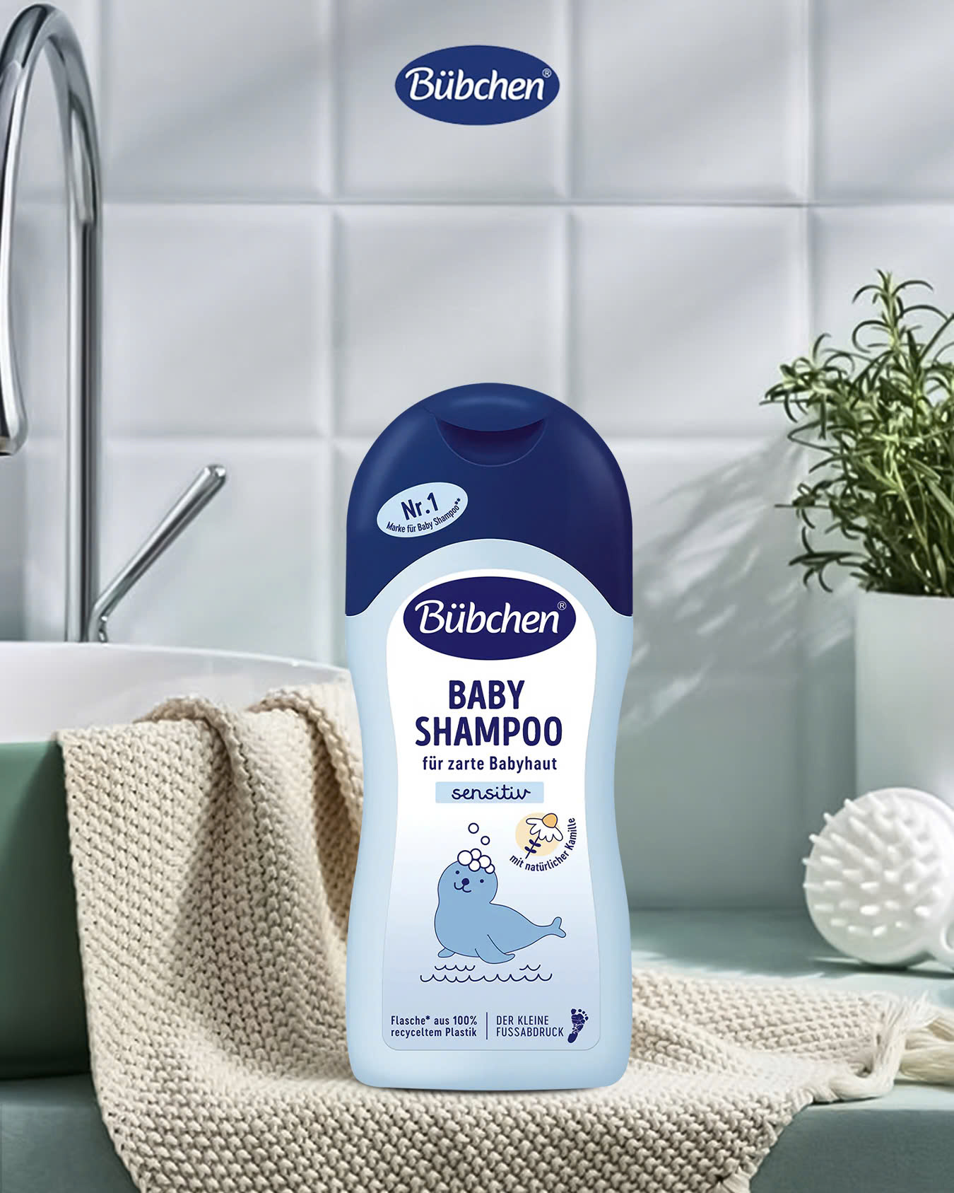 Dầu gội thuần chay cho cả gia đình Bubchen Baby Shampoo