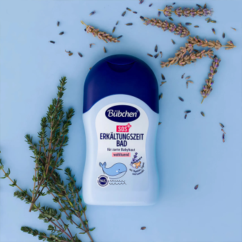 Dầu tắm cảm thuần chay chống lạnh Bubchen SOS Erkältungszeitbad