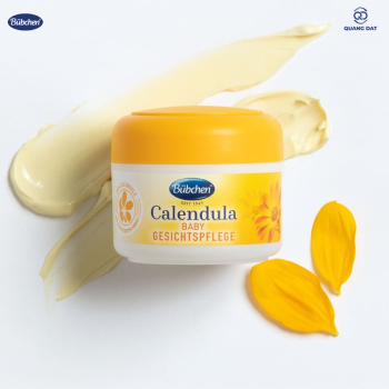 Kem dưỡng da mặt chuyên sâu chiết xuất hoa Cúc hữu cơ Bubchen Calendula Gesichtspflege 75ml