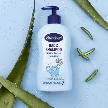 Sữa tắm gội thuần chay chăm sóc da tóc dịu nhẹ Bubchen Bad&Shampoo 400ml