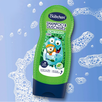 Sữa tắm gội thuần chay hương gỗ Bubchen Monsterspaß