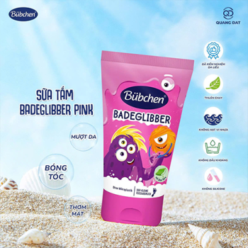 Sữa tắm Badeglibber pink