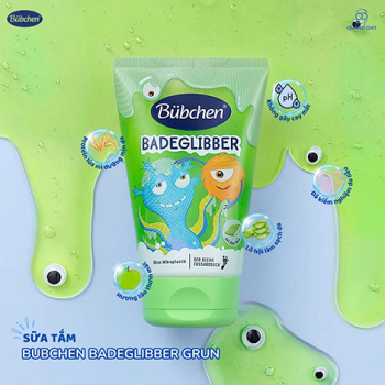 Sữa tắm Badeglibber grün