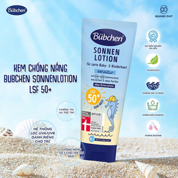 Kem chống nắng Bubchen Sonnenlotion LSF 50+